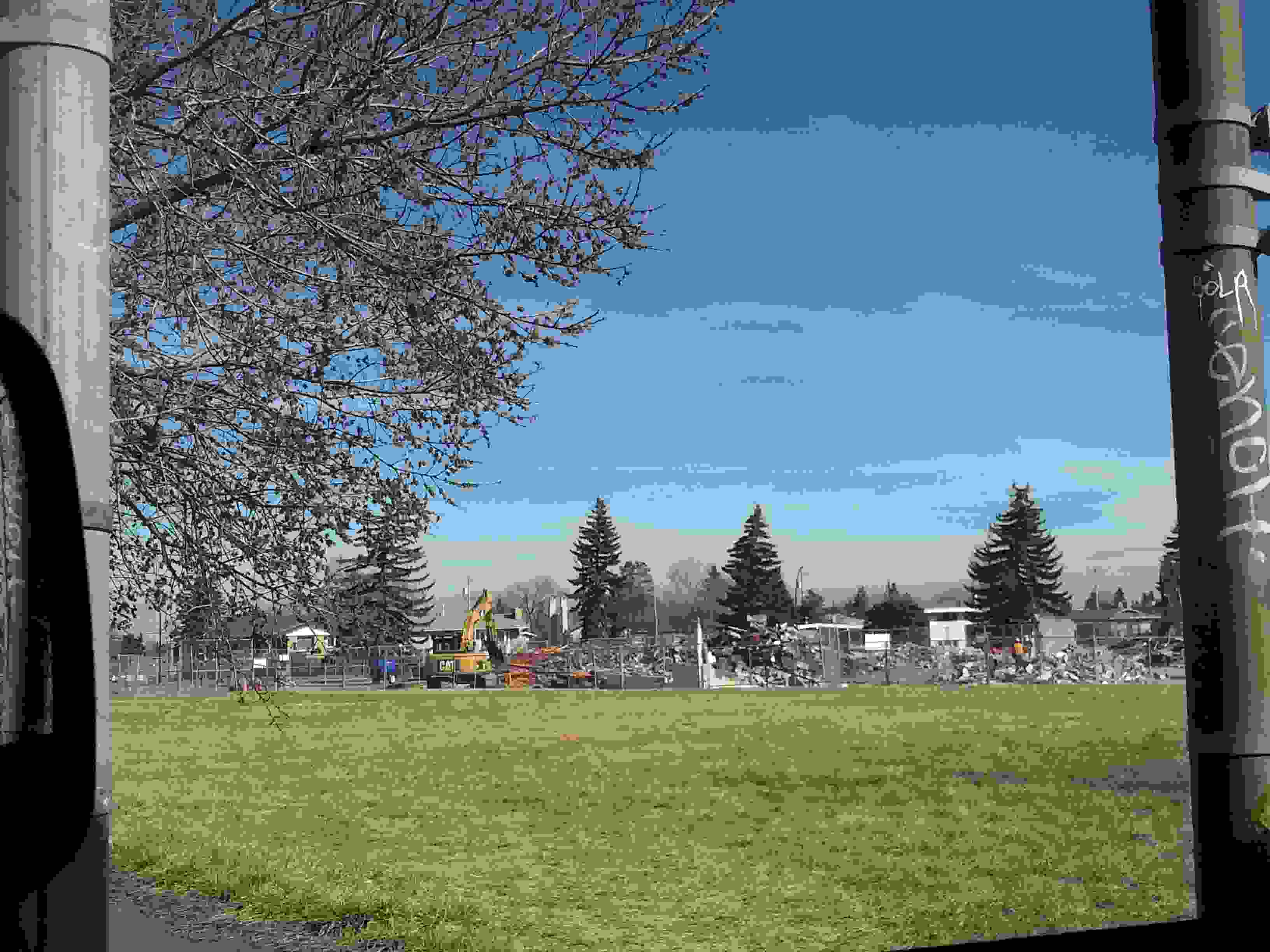 David D. Oughton school demolition progress